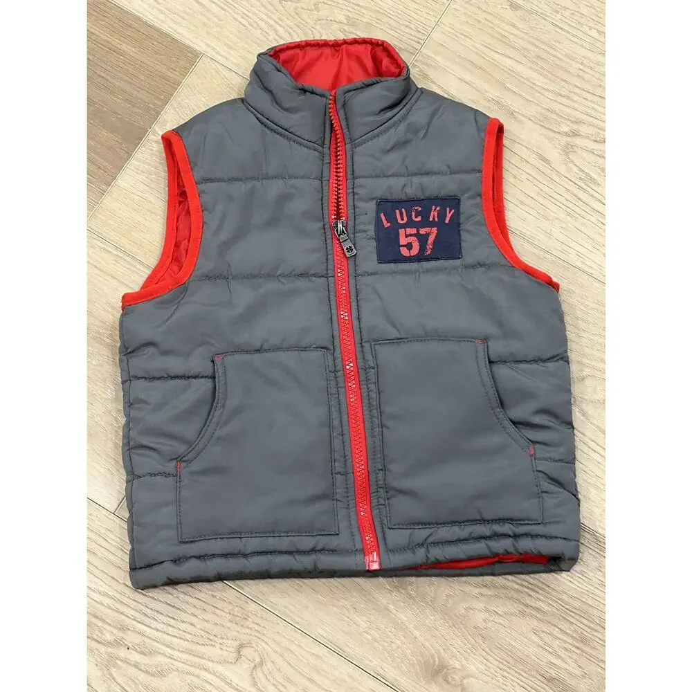 Lucky Brand Grey Vest size 3